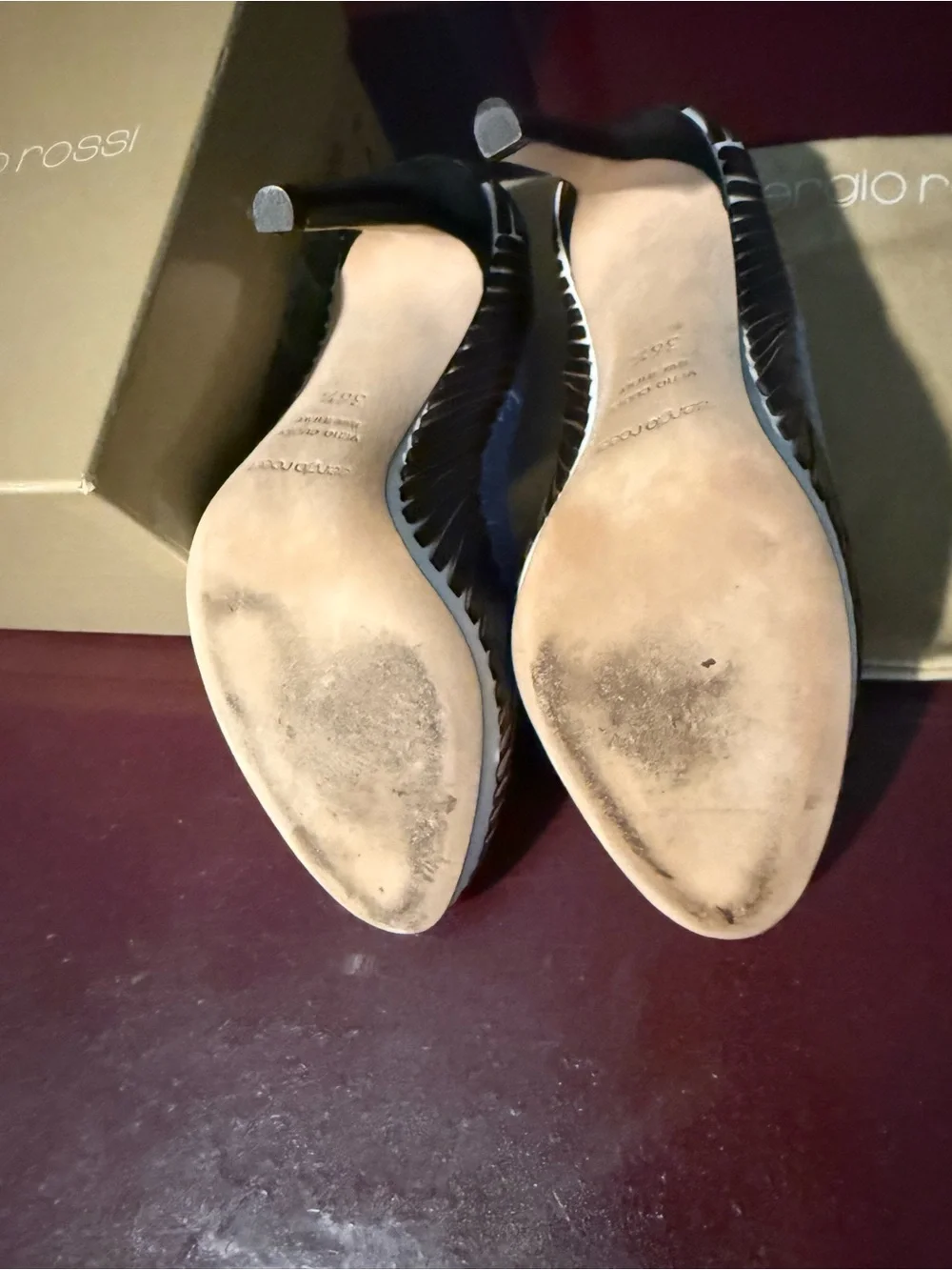 Authentic Sergio Rossi Stiletto Pumps Size 36.5